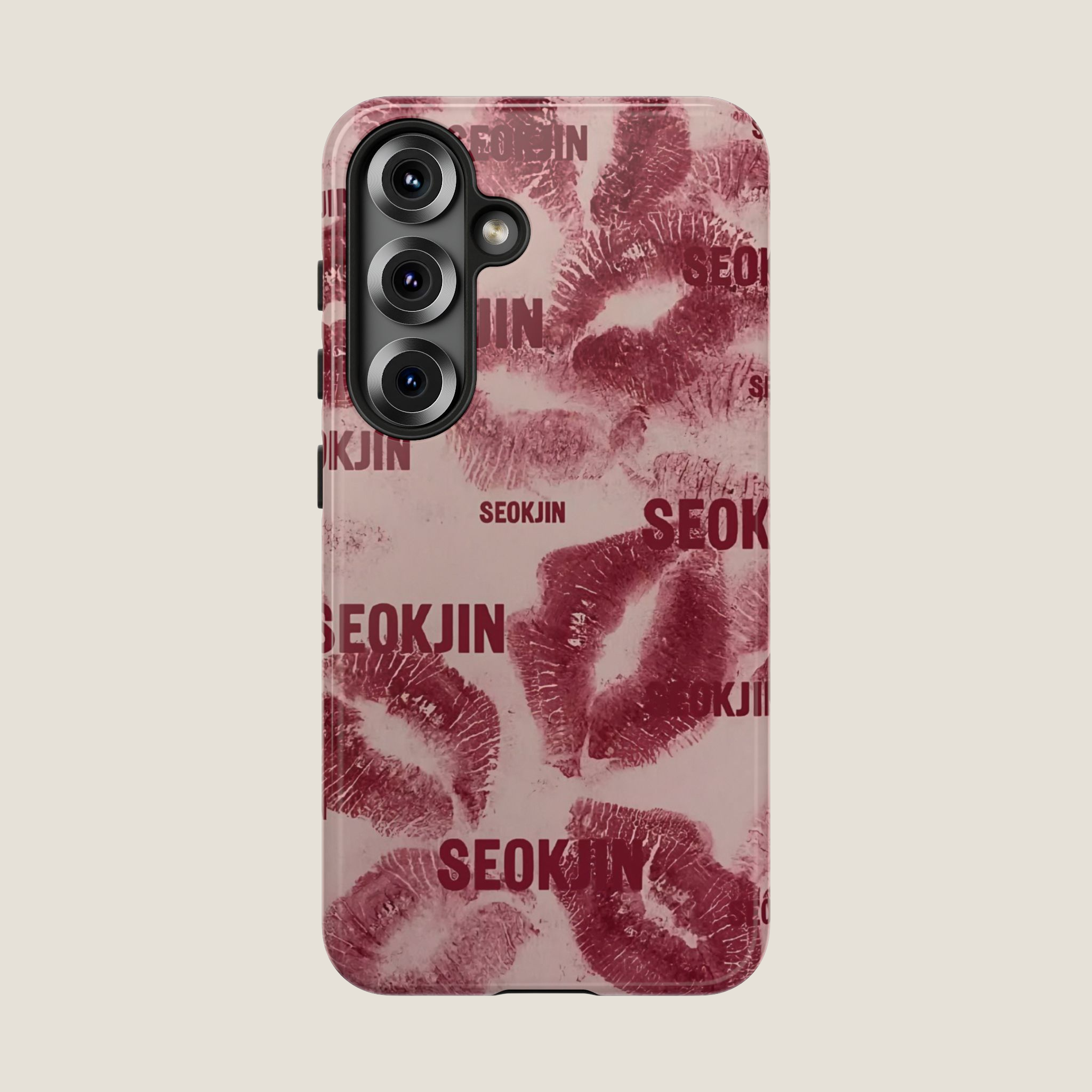 Jin ''Kissed You'' – Jin Fan Art Tough Phone Case Gift for BTS ARMYs