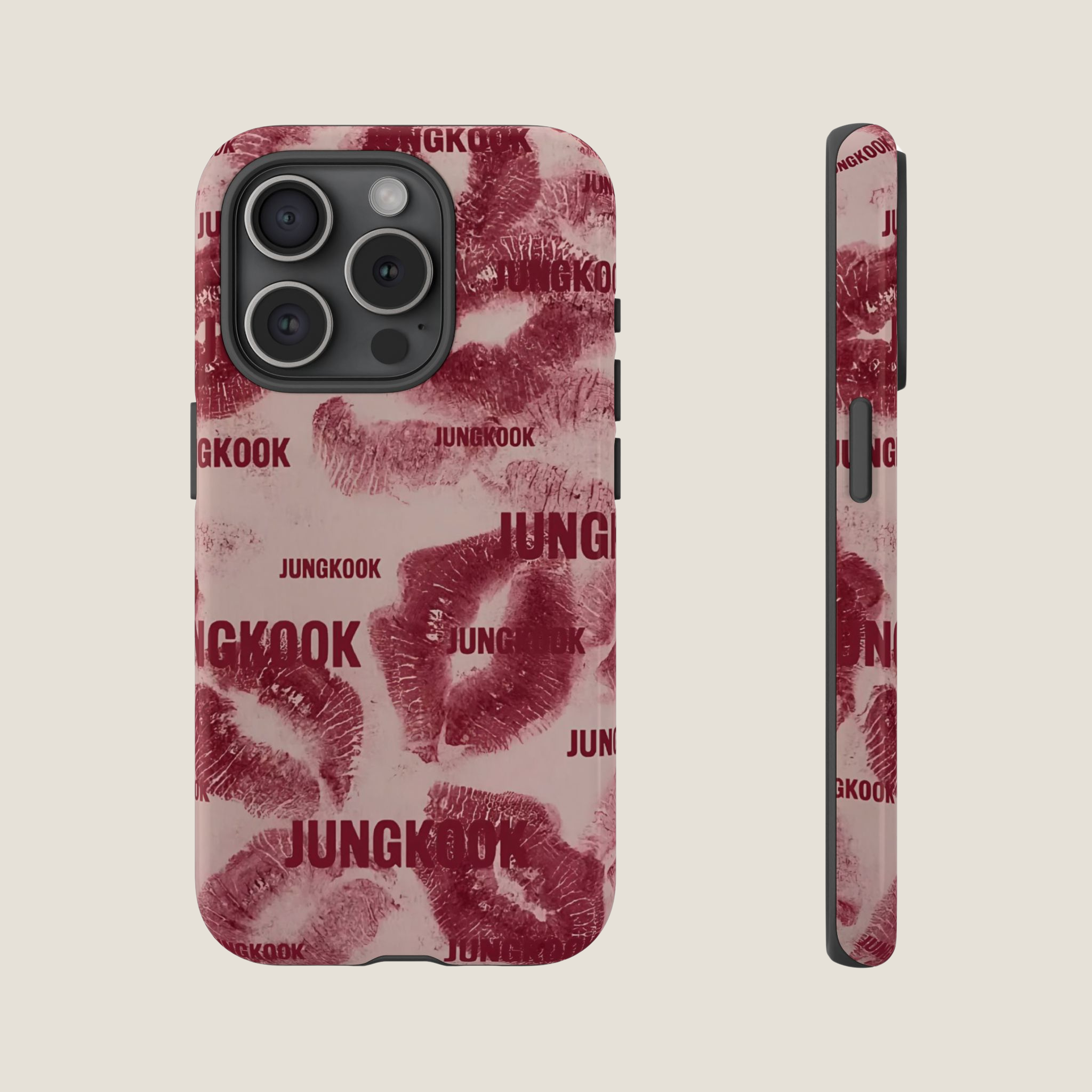 Jungkook ''Kissed You'' – Jungkook Fan Art Tough Phone Case Gift for BTS ARMYs