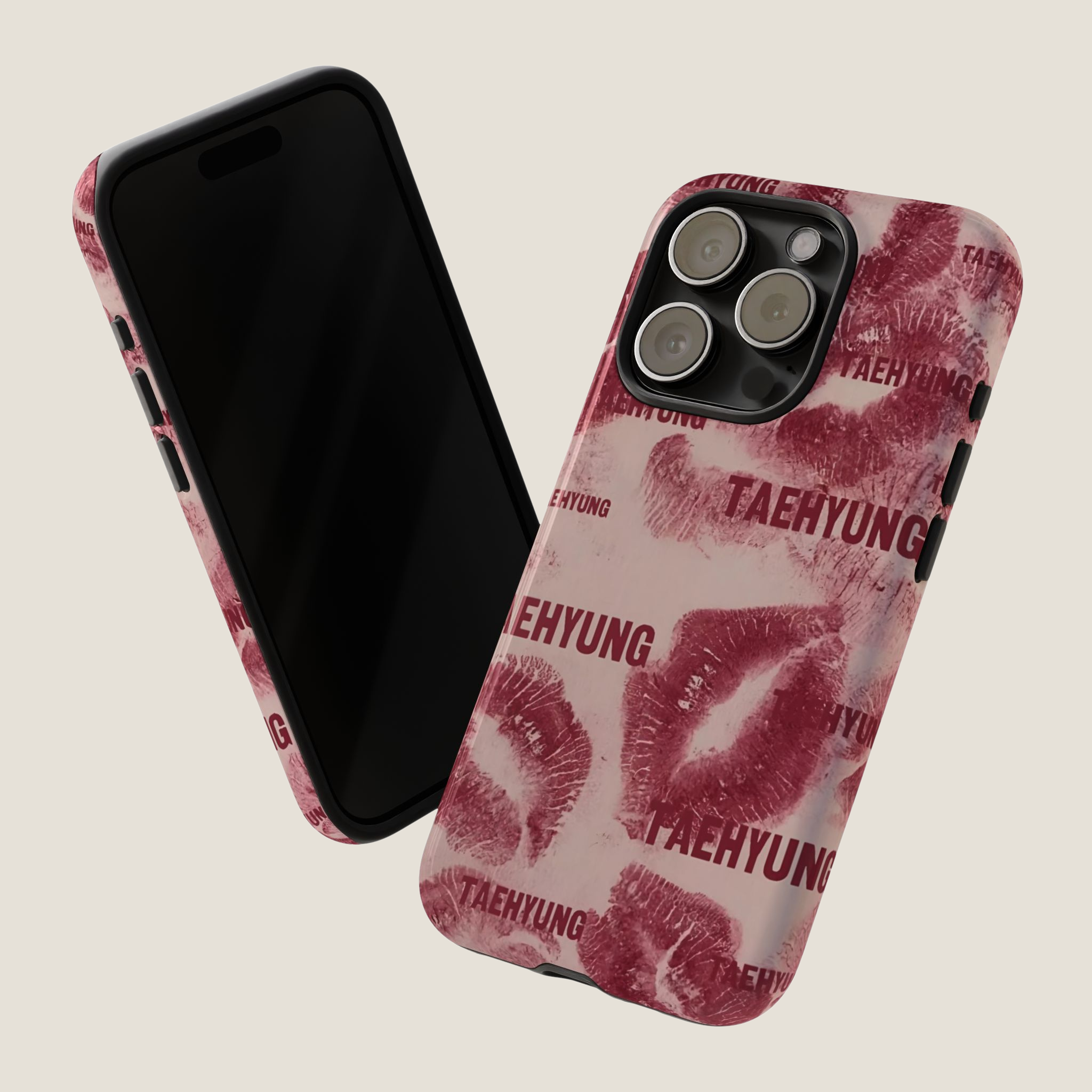 Kim  Taehyung ''Kissed You'' – Taehyung Fan Art Tough Phone Case Gift for BTS ARMYs