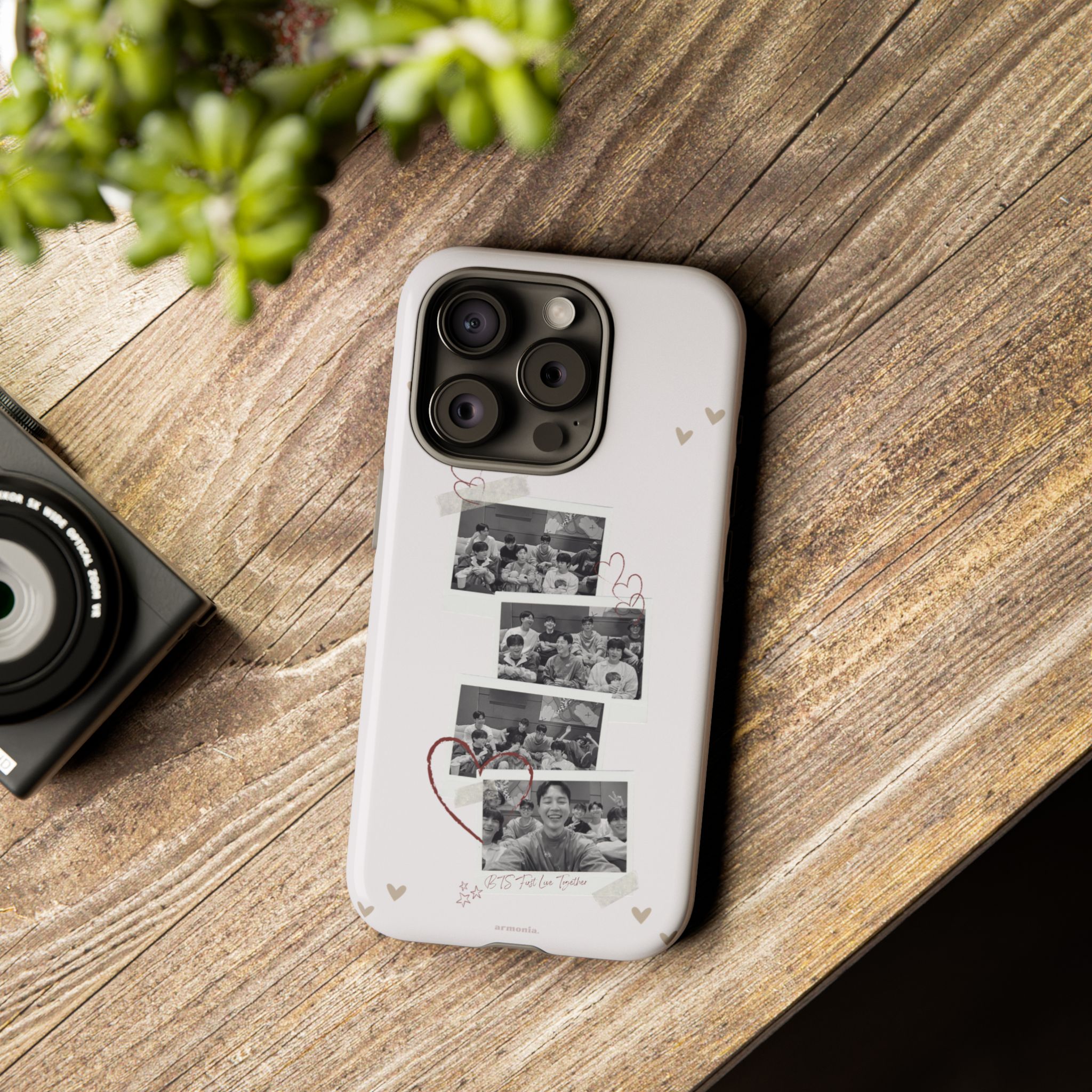 BTS First Live Together | Polaroid Memory Tough Phone Case Gift for ARMYs