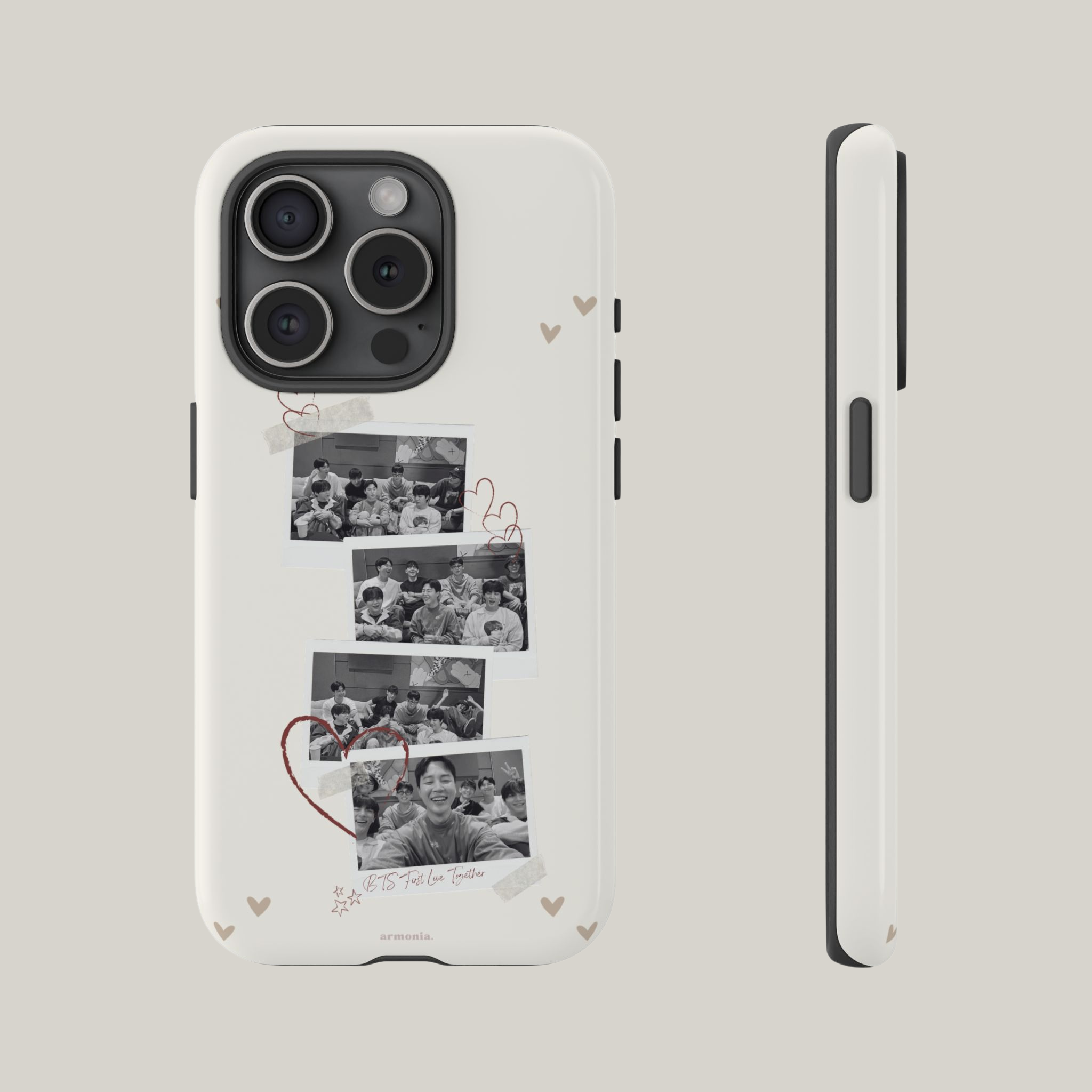 BTS First Live Together | Polaroid Memory Tough Phone Case Gift for ARMYs