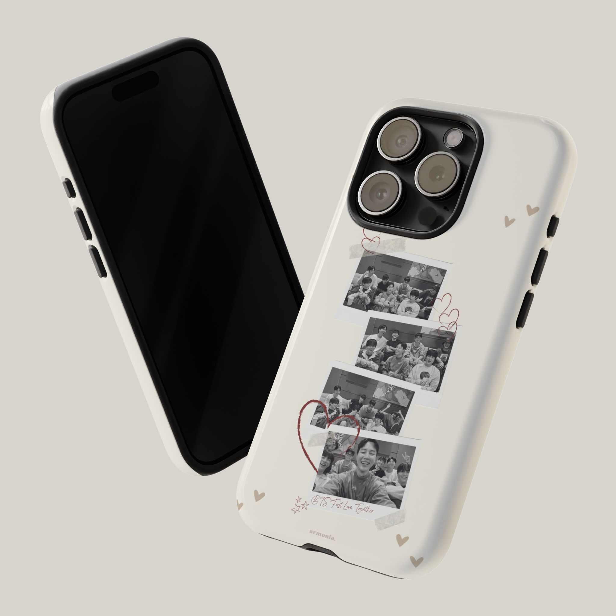 BTS First Live Together | Polaroid Memory Tough Phone Case Gift for ARMYs