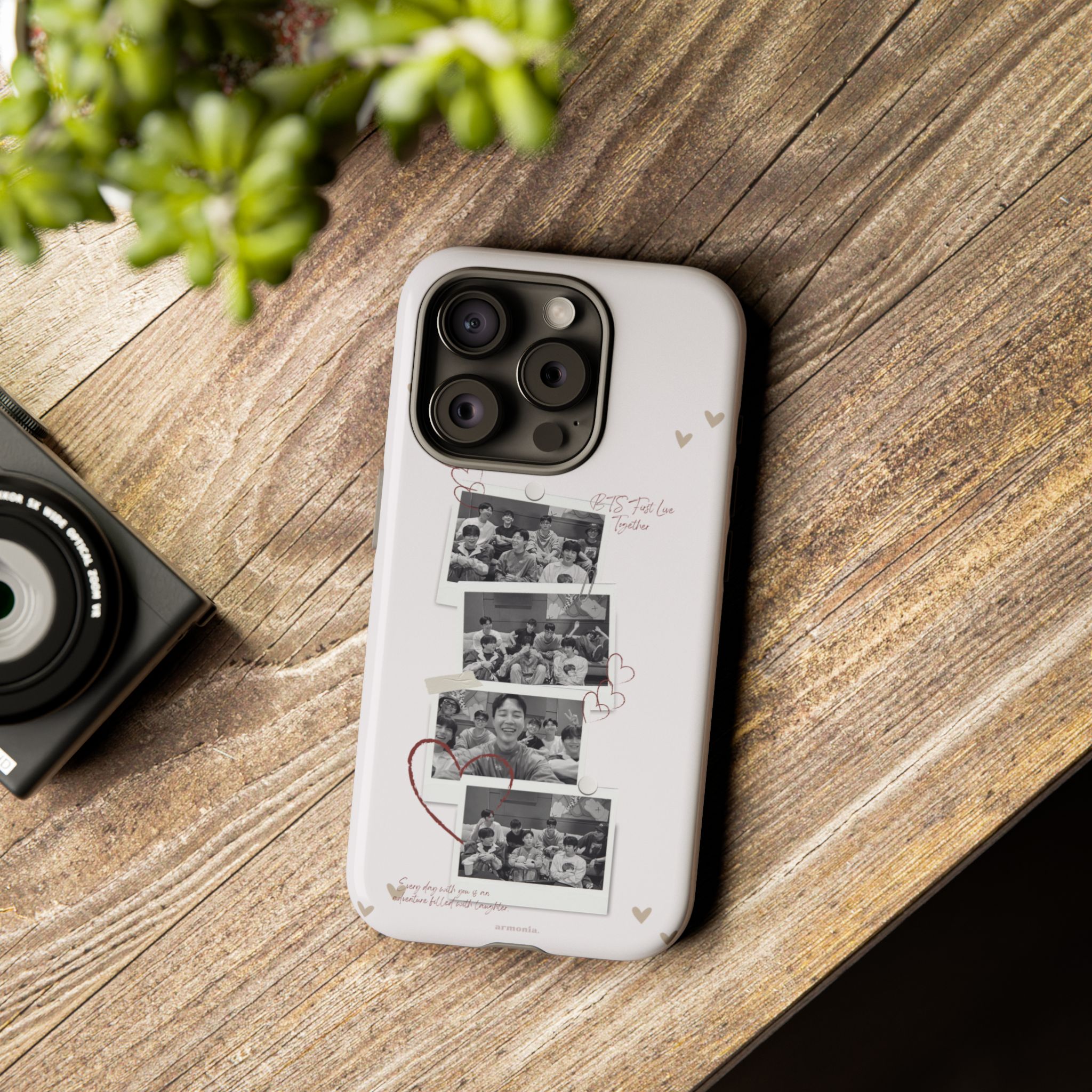 BTS First Live Together |  Polaroid Memory Tough Phone Case Gift for ARMYs