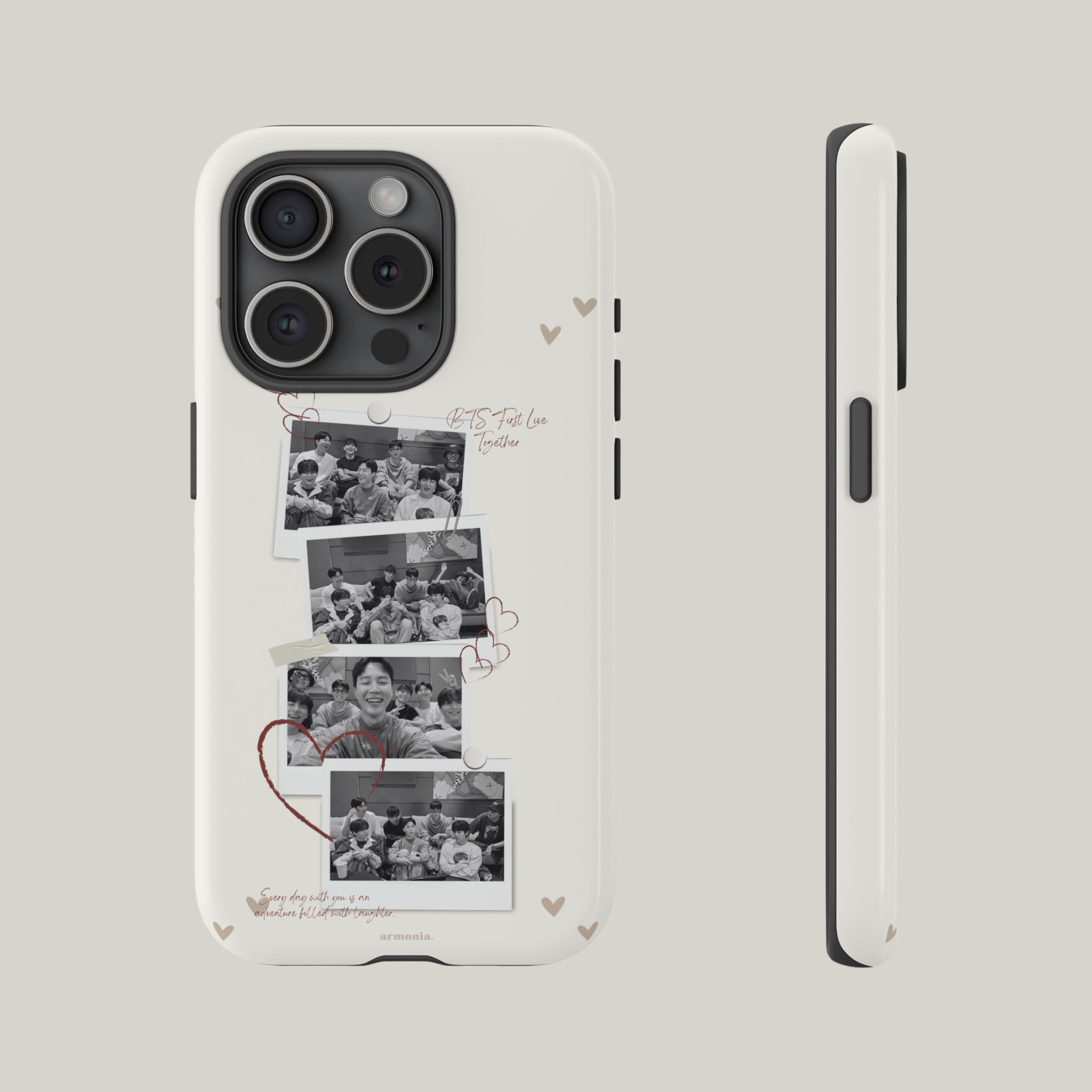 BTS First Live Together |  Polaroid Memory Tough Phone Case Gift for ARMYs