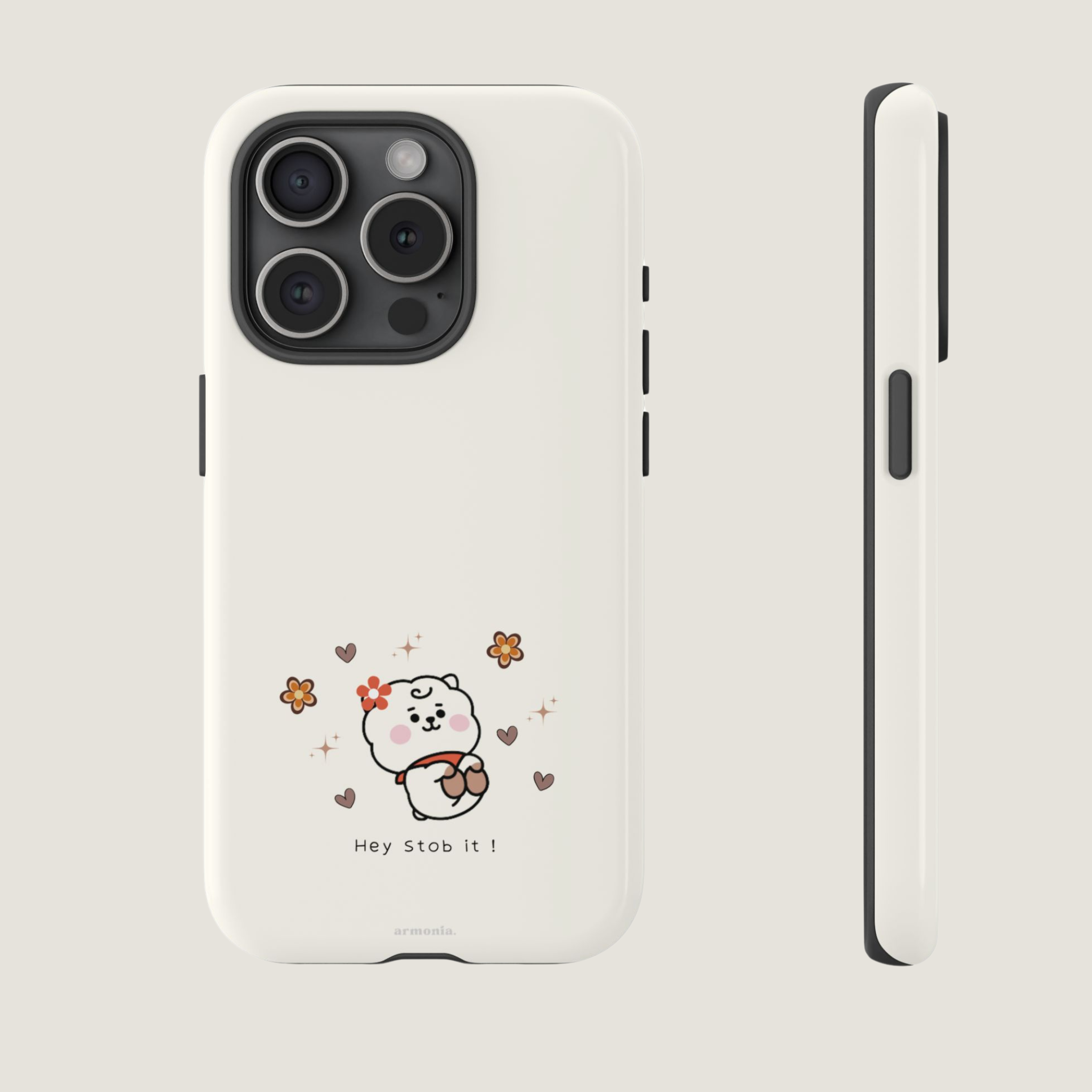 RJ’s Cozy Cloud | BT21-Inspired Tough Phone Case Gift for ARMYs