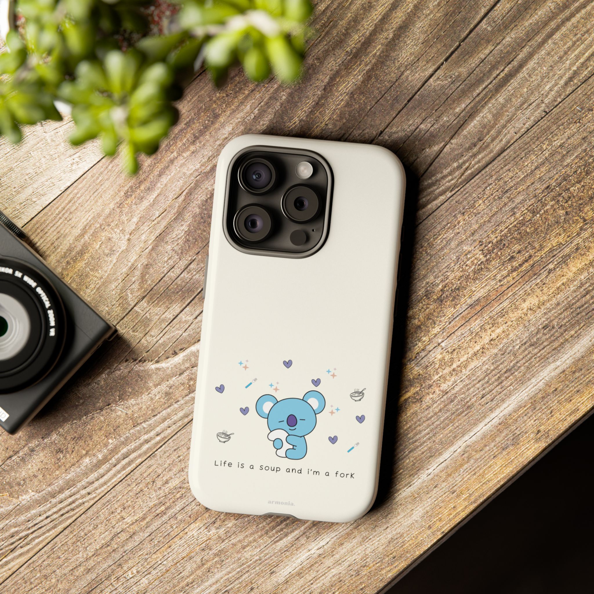 Koya’s Calm Mind | BT21-Inspired Tough Phone Case Gift for ARMYs