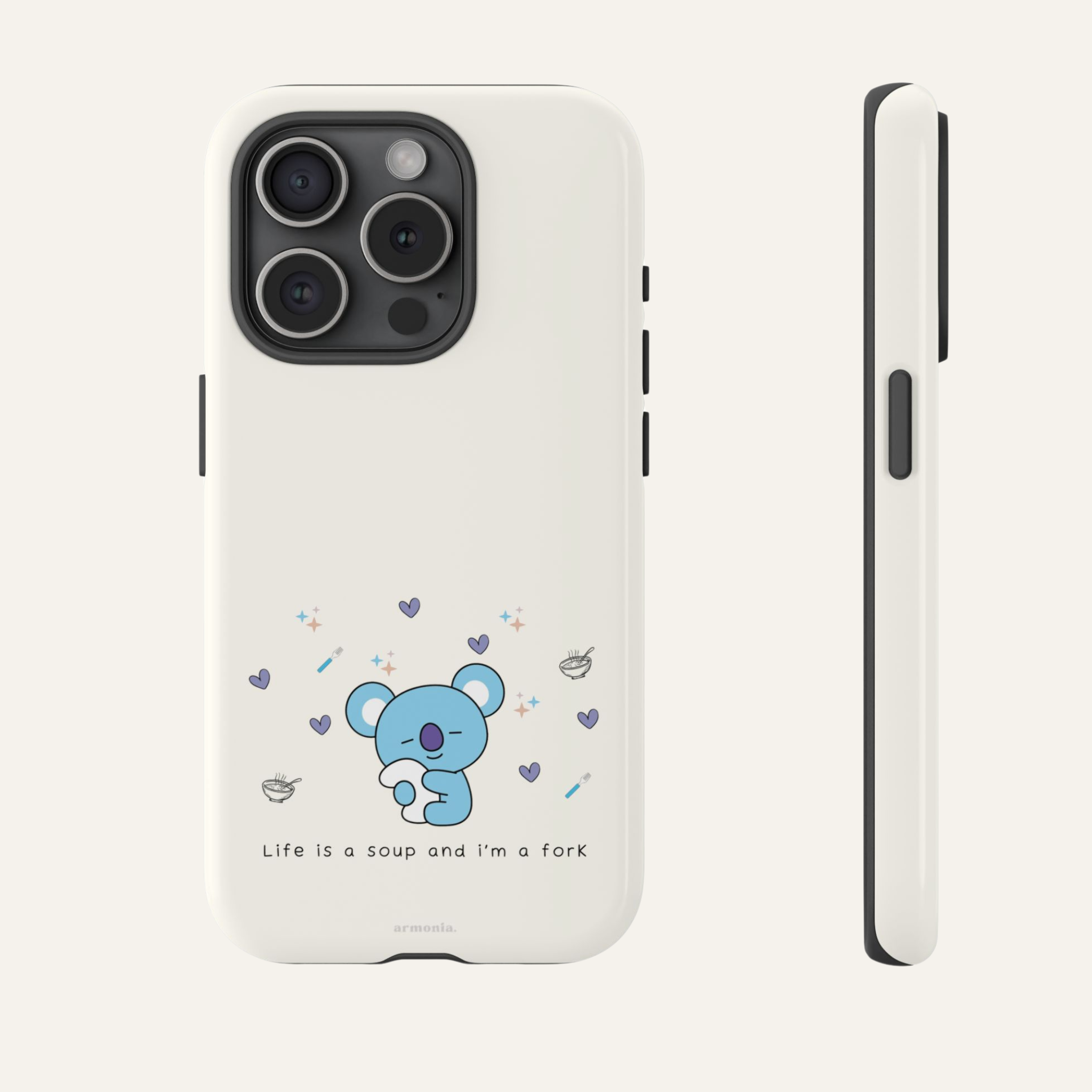 Koya’s Calm Mind | BT21-Inspired Tough Phone Case Gift for ARMYs