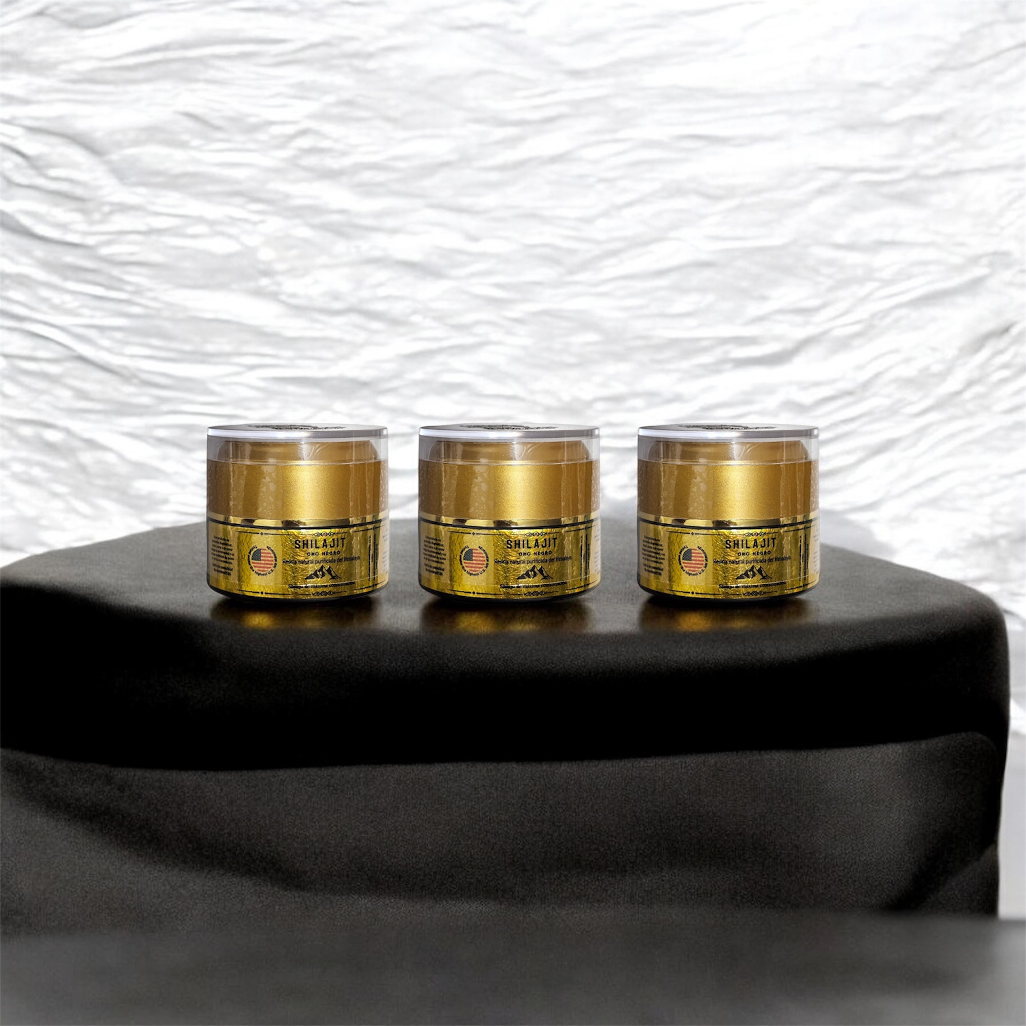 Shilajit del Himalaya Grado Oro - 3 Pack