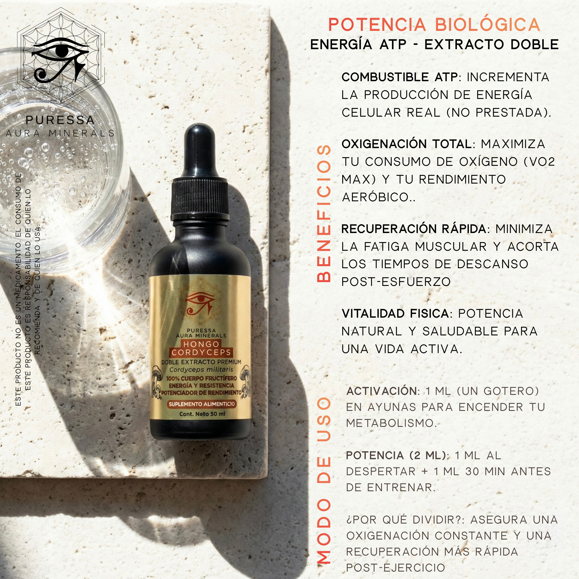 Hongo Cordyceps Doble Extracto - 50 ml