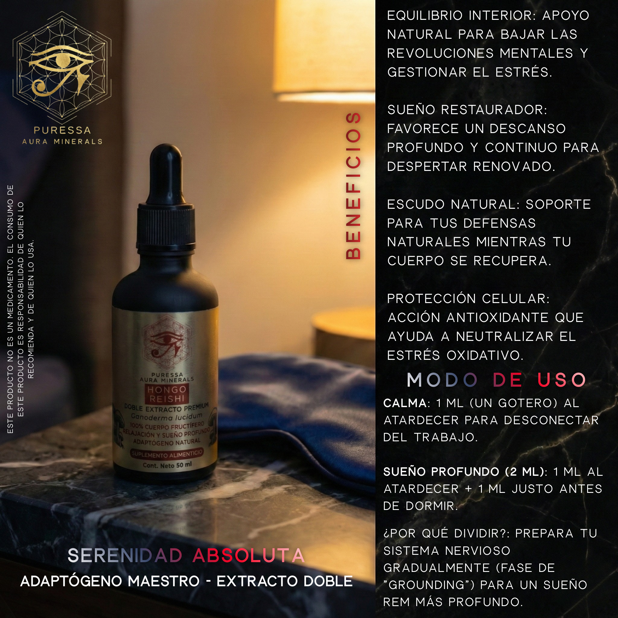 Hongos Adaptógenos Kit Completo - 50 ml