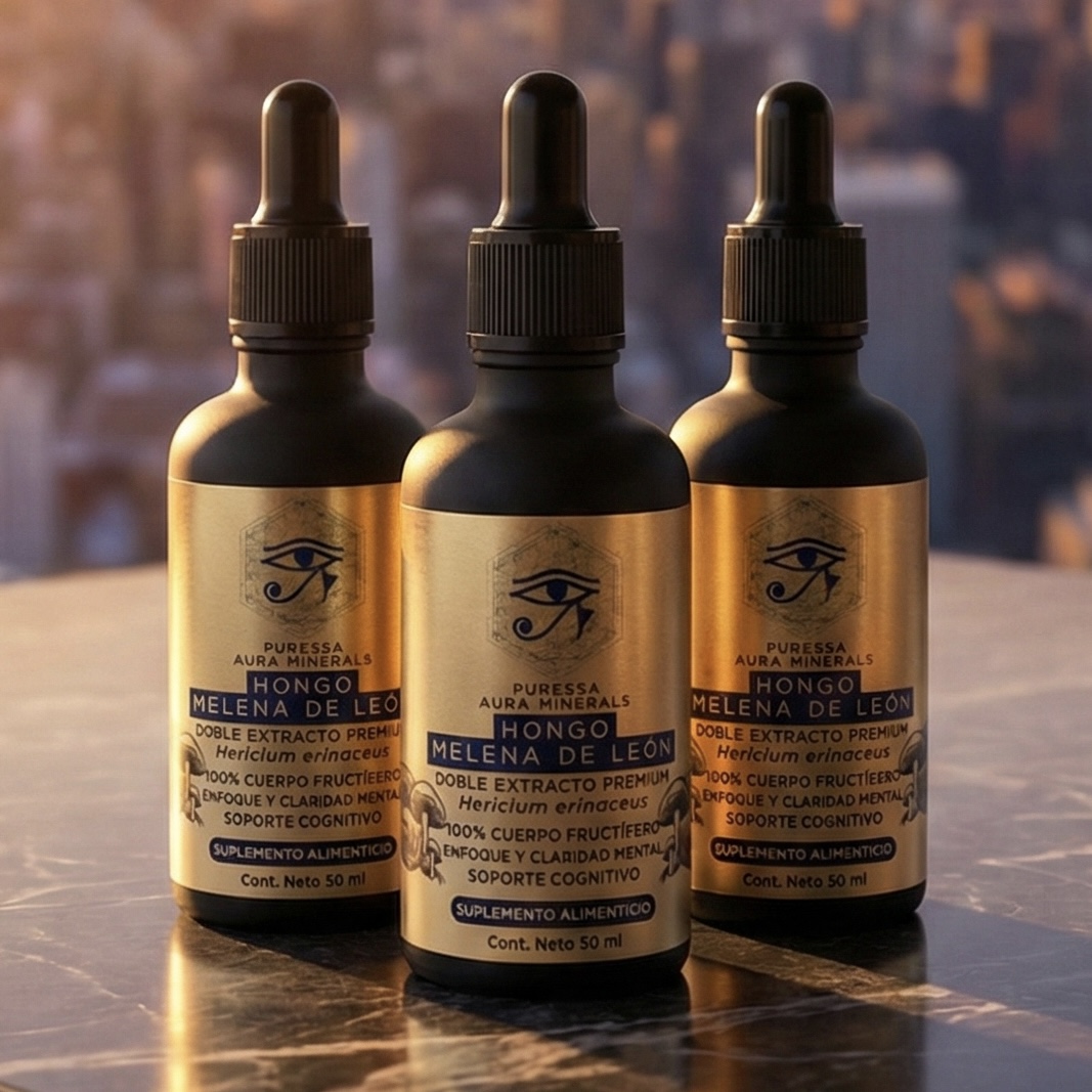 Hongo Melena de León Doble Extracto 3 Pack - 50 ml