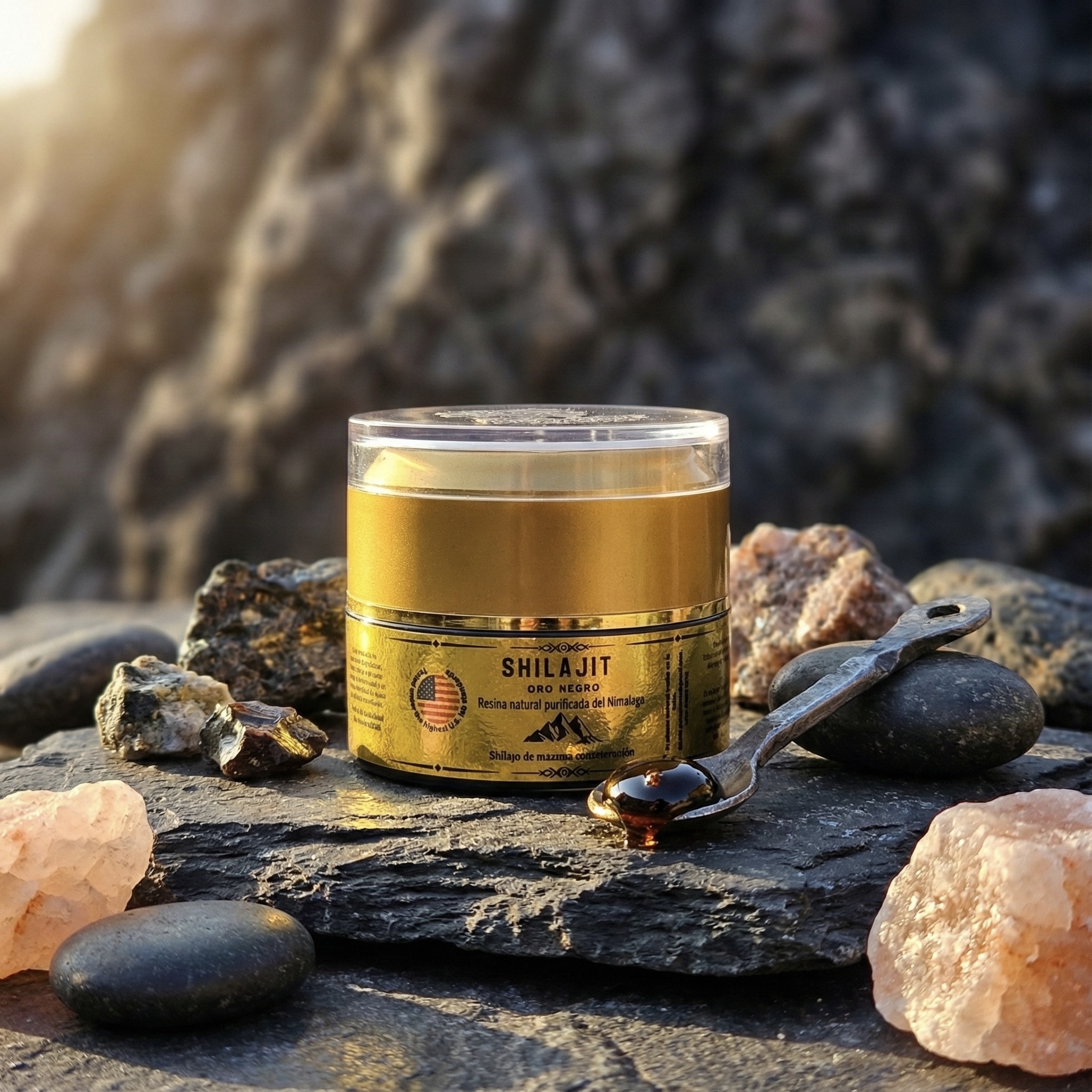 Shilajit del Himalaya Grado Oro