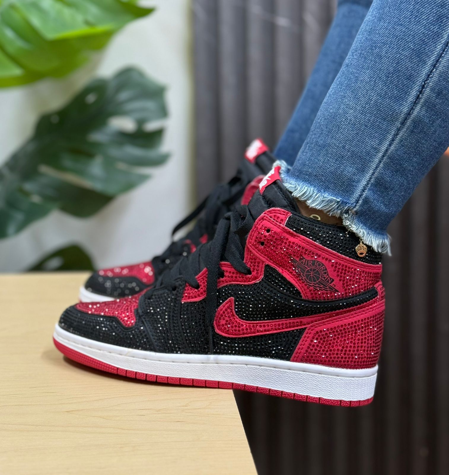Nike Air Jordan 1 Swarovski Dama