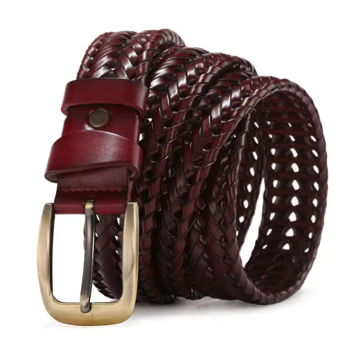 Braided Leather Belt