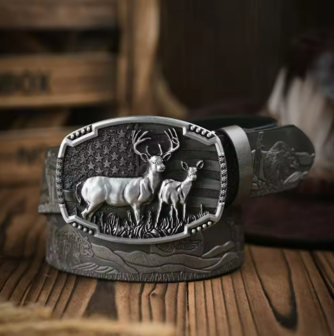 Deer-Themed Belt