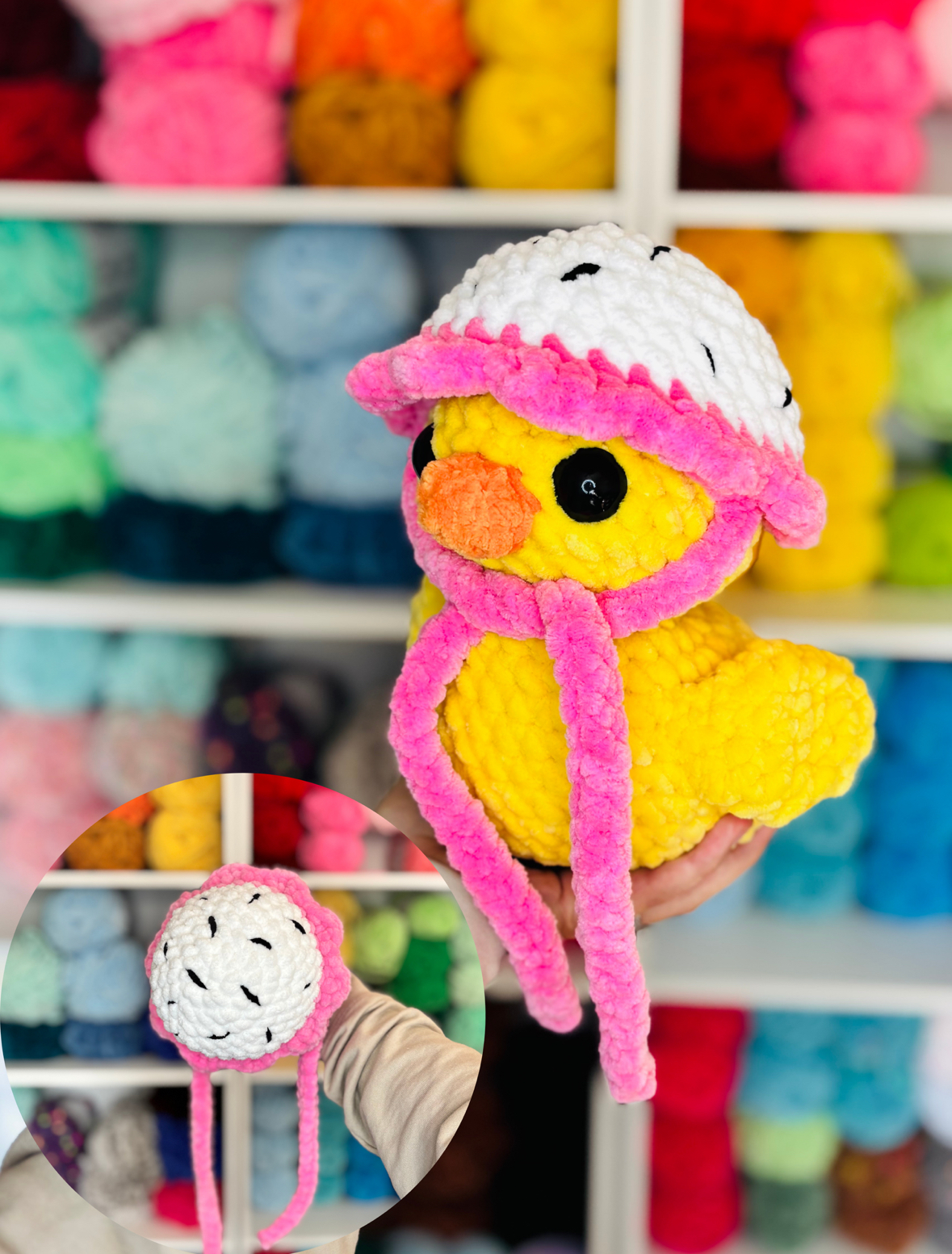 Dragonfruit Fruit Hat Ducky