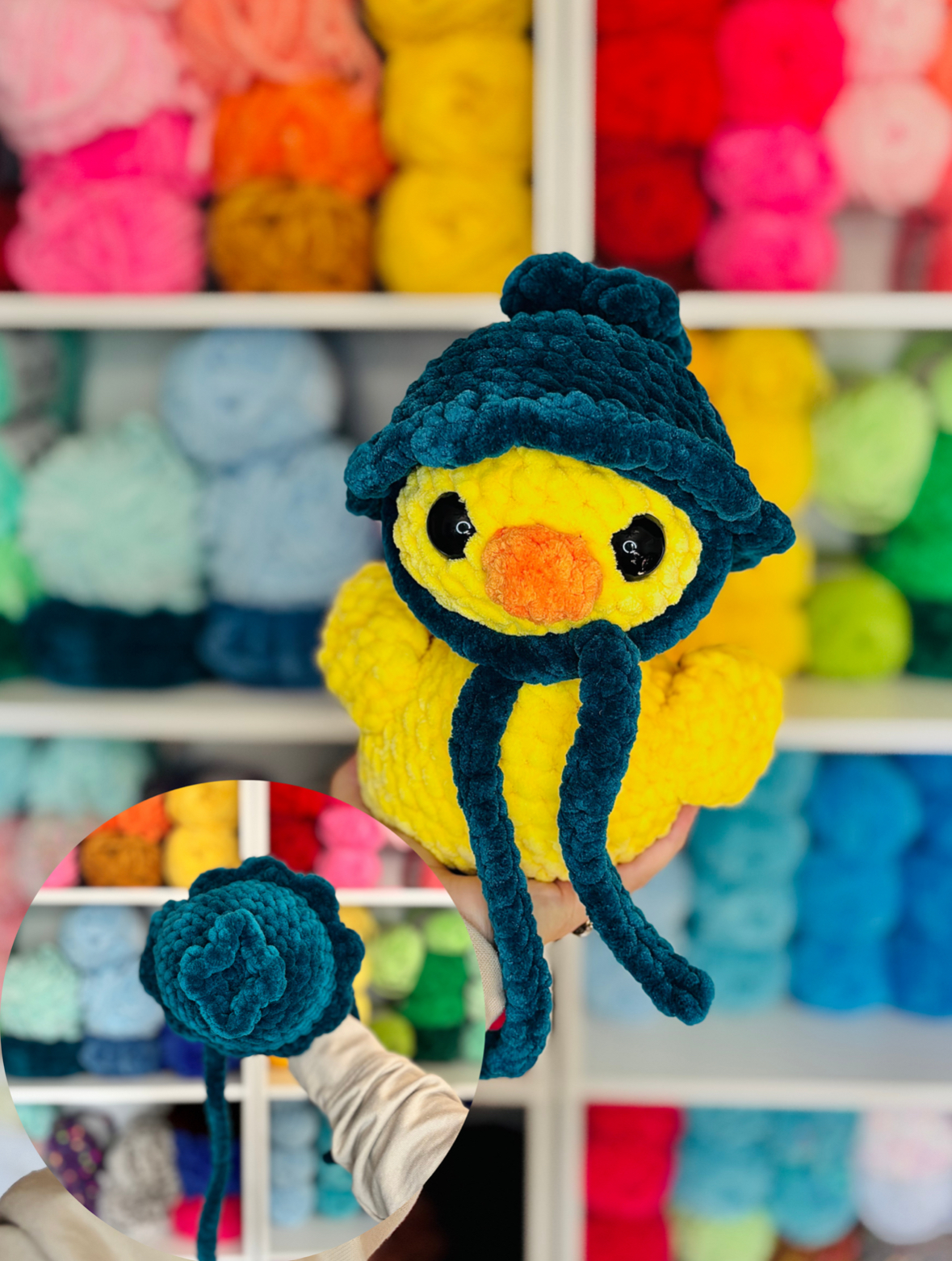 Blueberry Fruit Hat Ducky