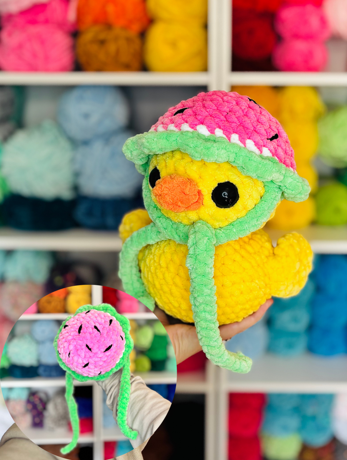 Watermelon Fruit Hat Ducky