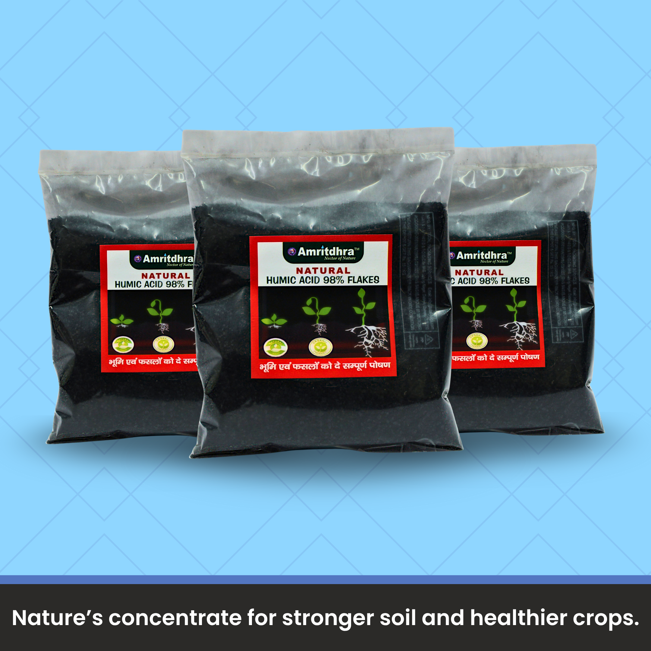 Amritdhara Natural Humic Acid 80% Flakes