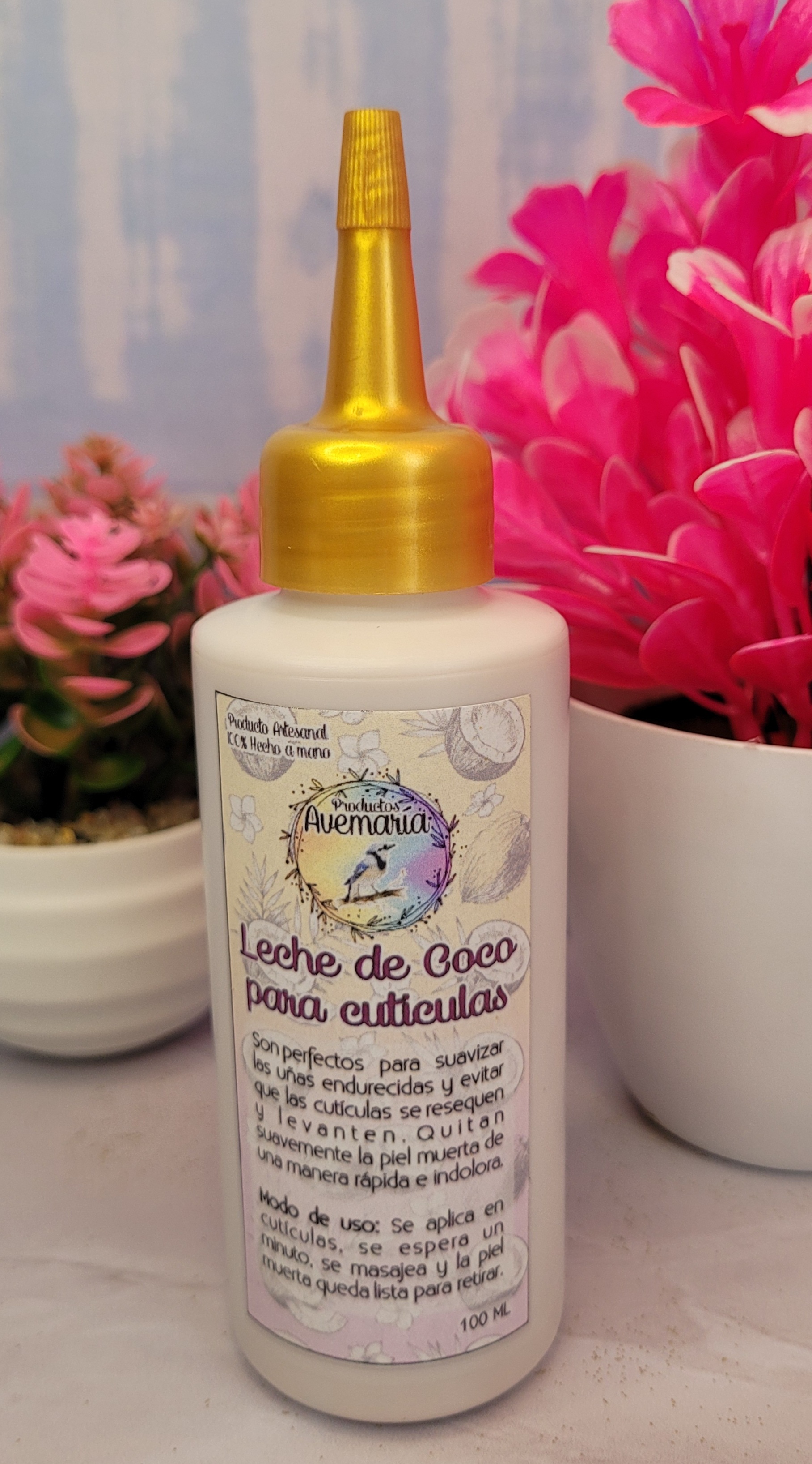 LECHE DE COCO REMOVEDORA DE  CUTICULA 