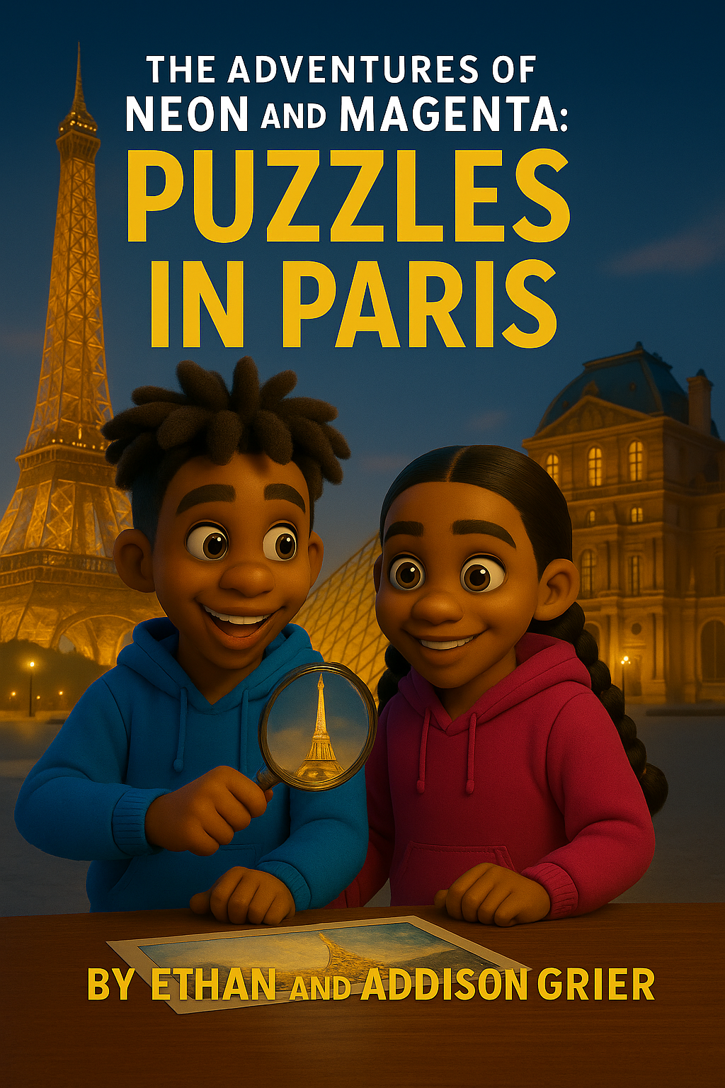 The Adventures of Neon and Magenta Puzzles in Paris