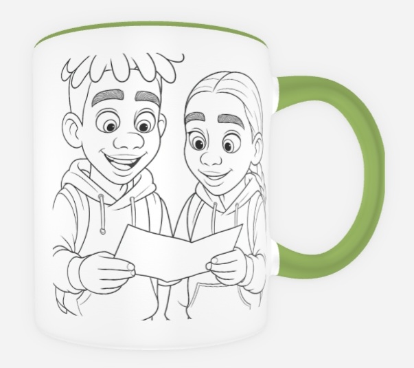 Personalized Cartoon Kids Mug