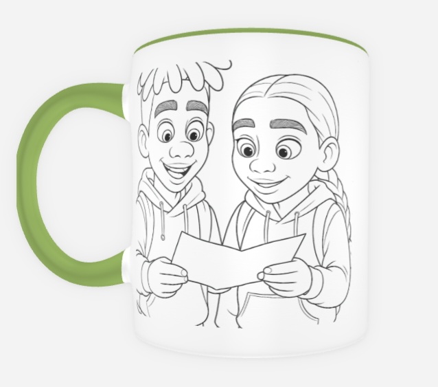 Personalized Cartoon Kids Mug