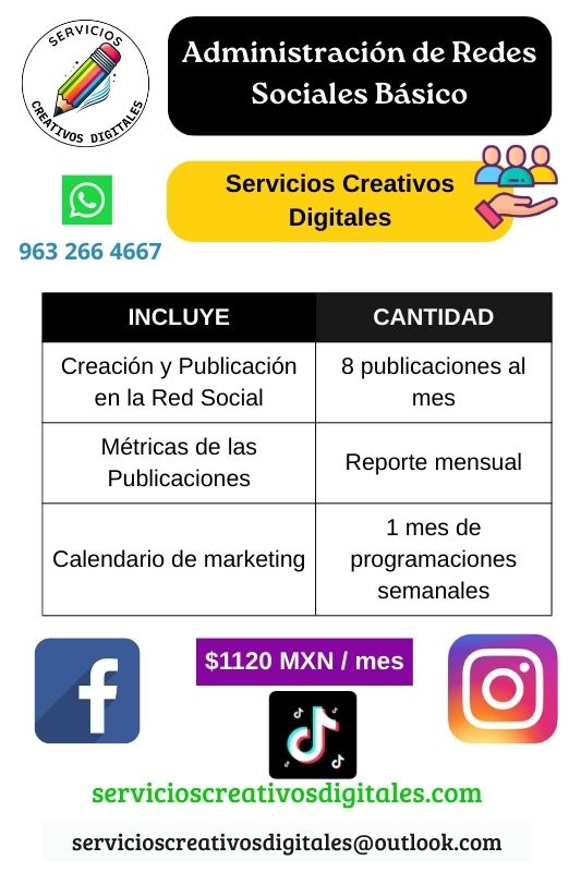 Manejo de Redes Sociales Básico