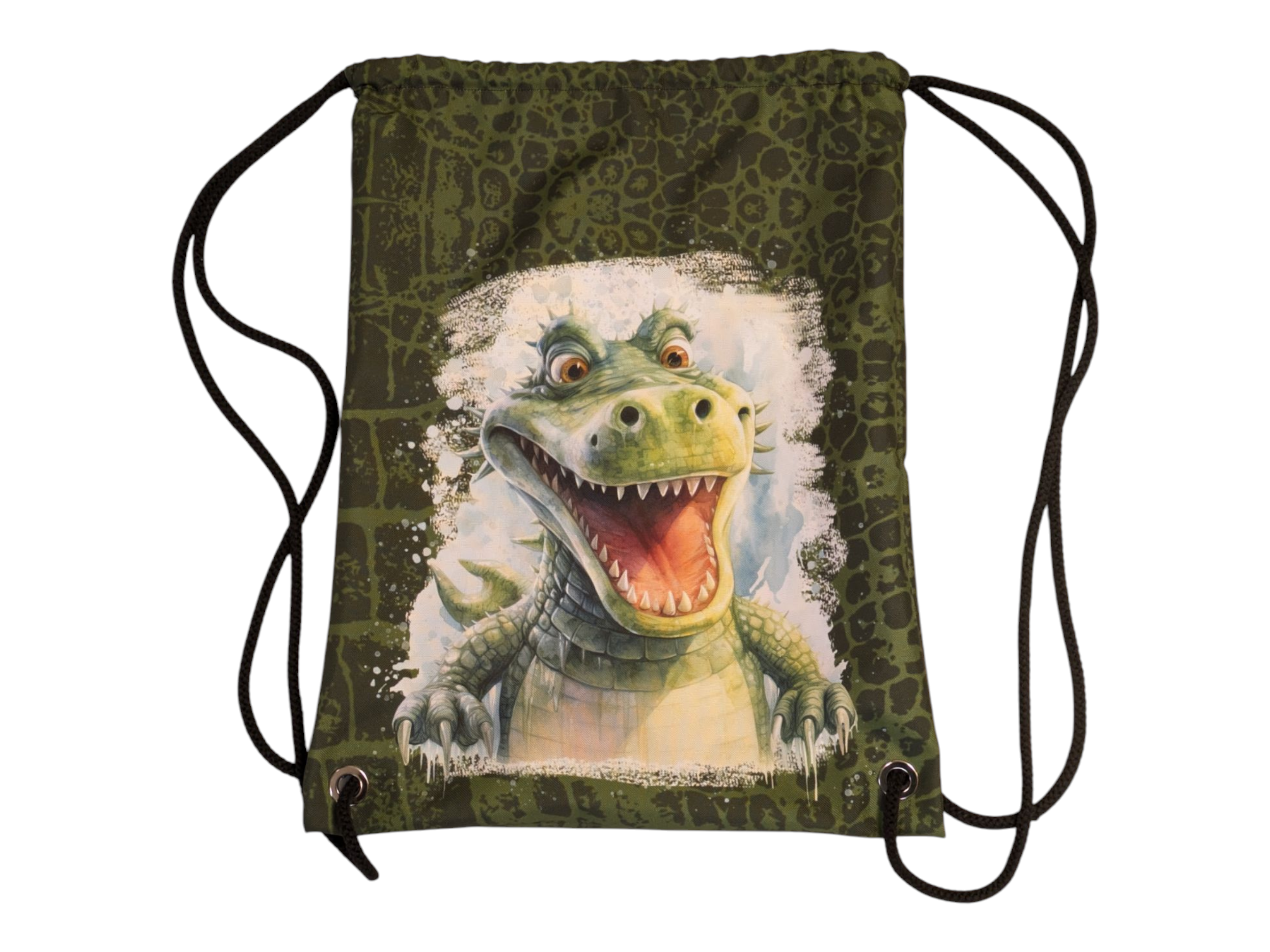 Turnbeutel mit Krokodil-Design