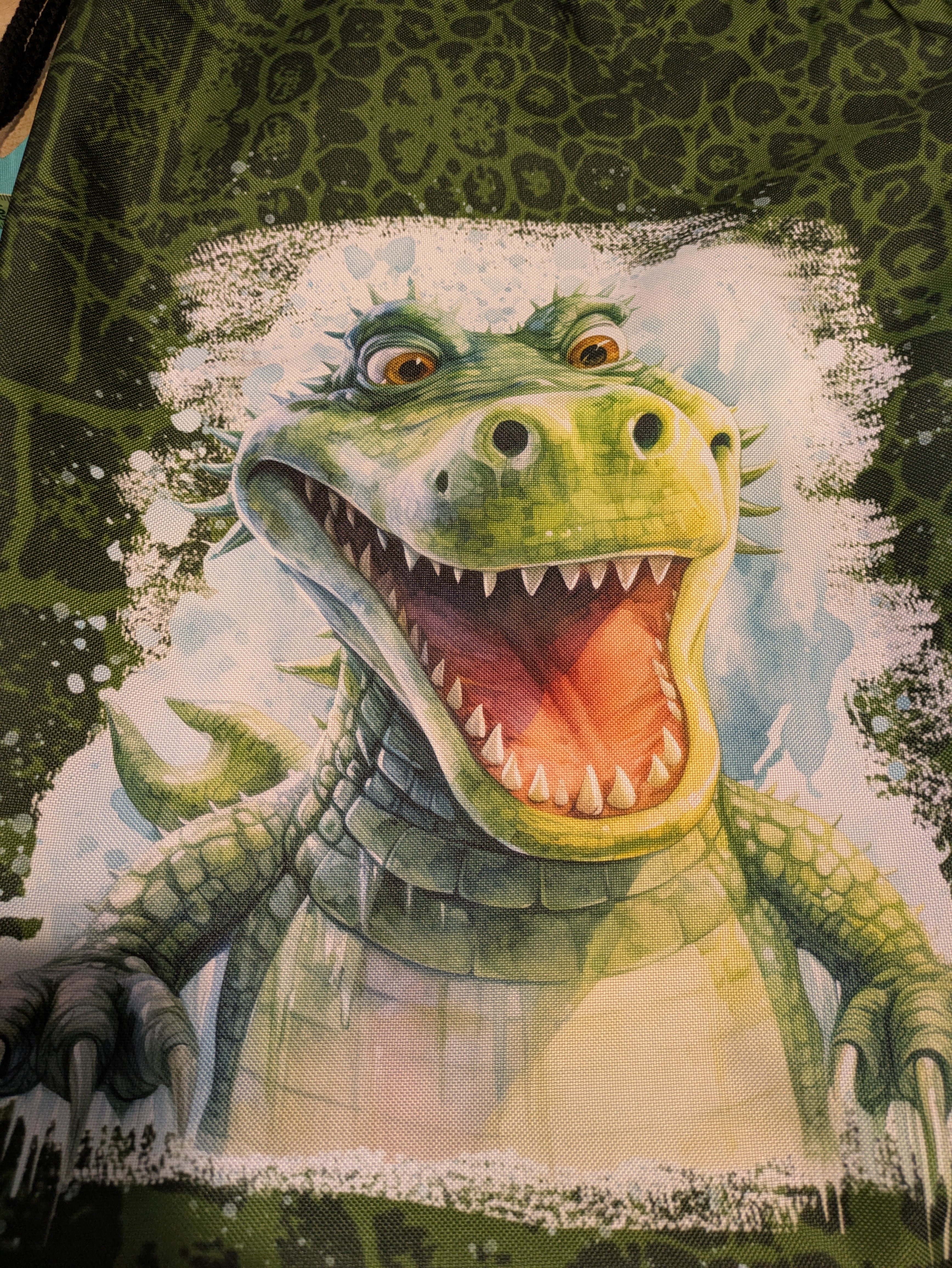 Turnbeutel mit Krokodil-Design