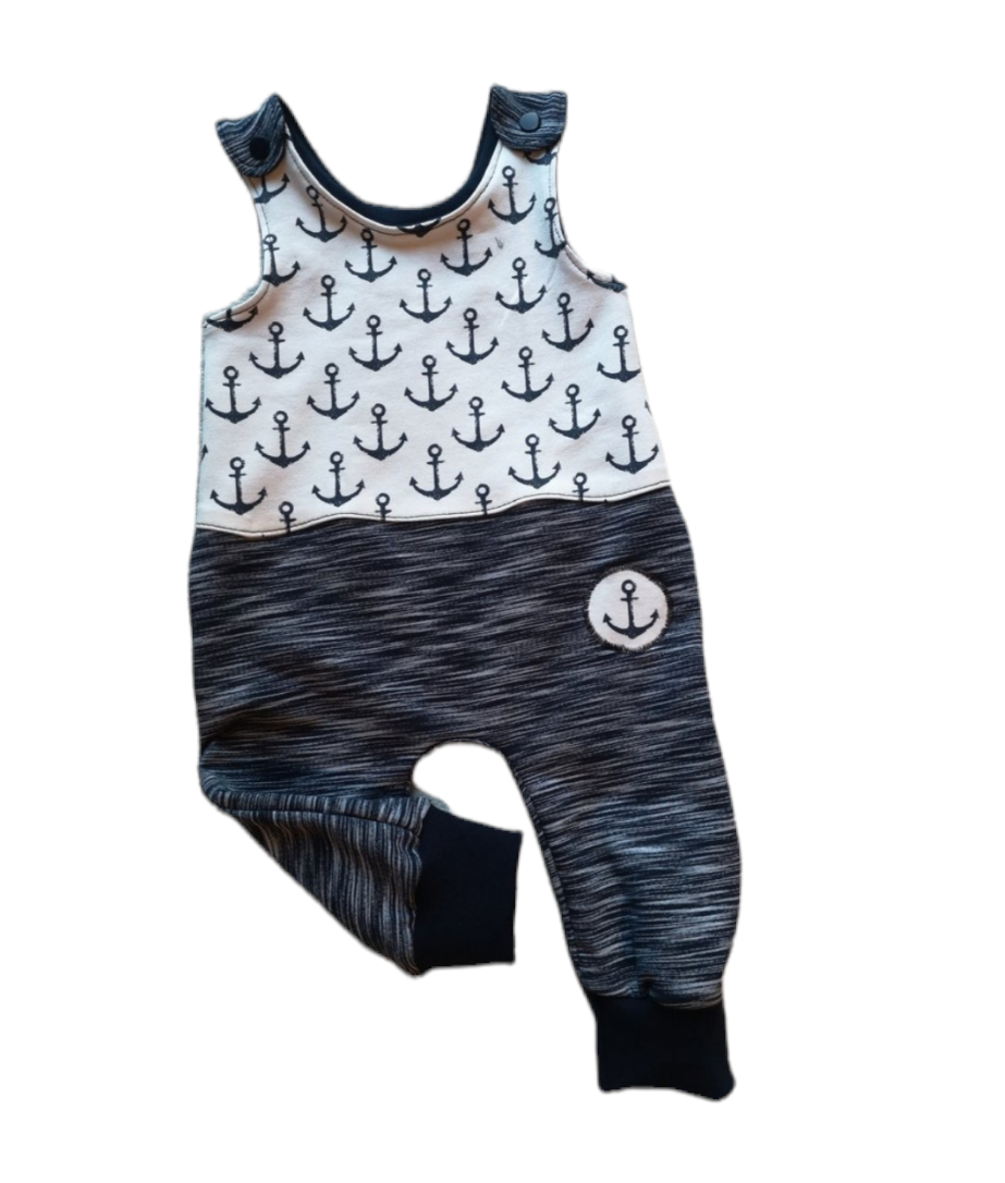 Babystrampler mit Anker-Motiv