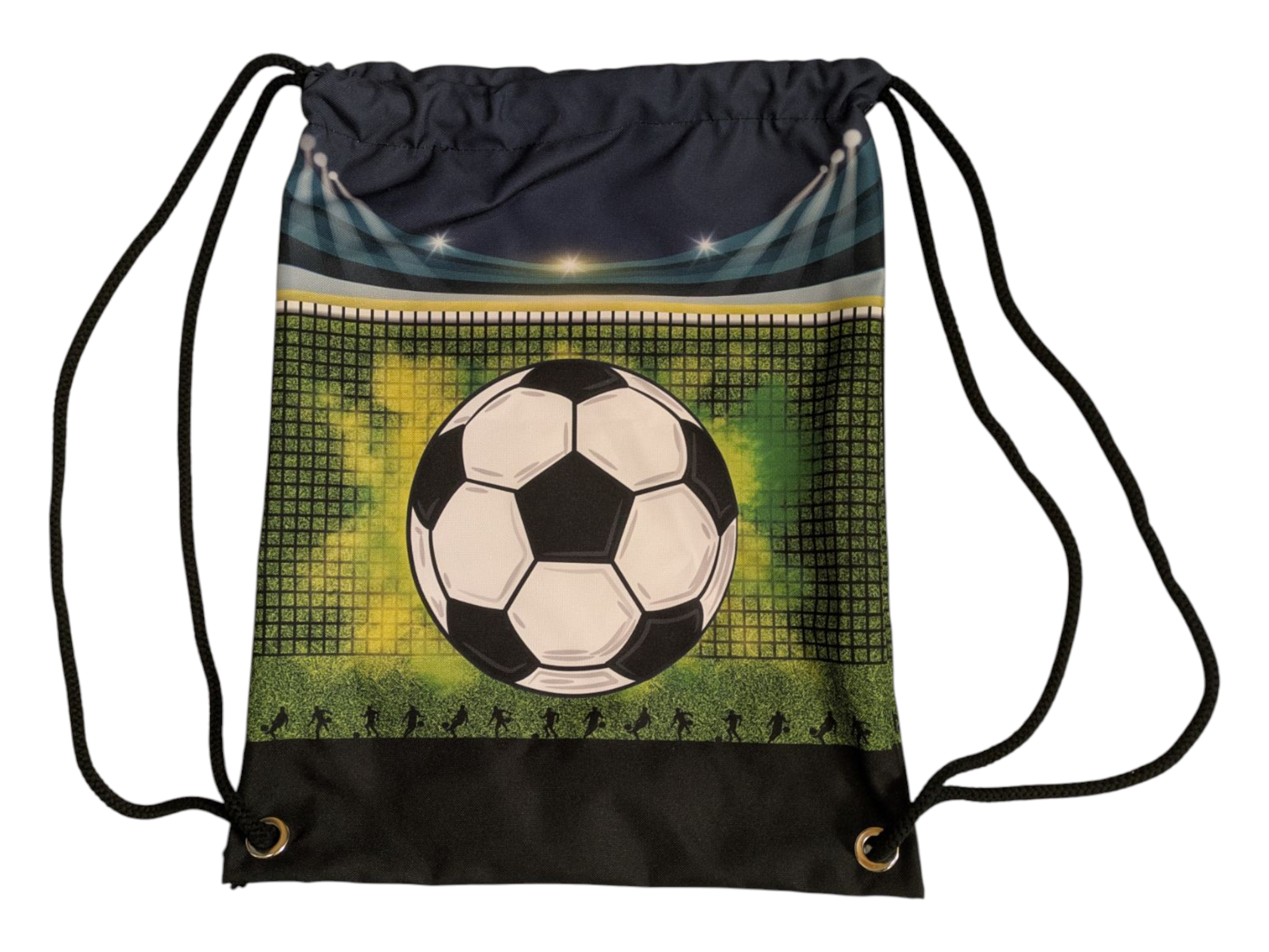 Sportbeutel / Rucksack mit Fußballmuster