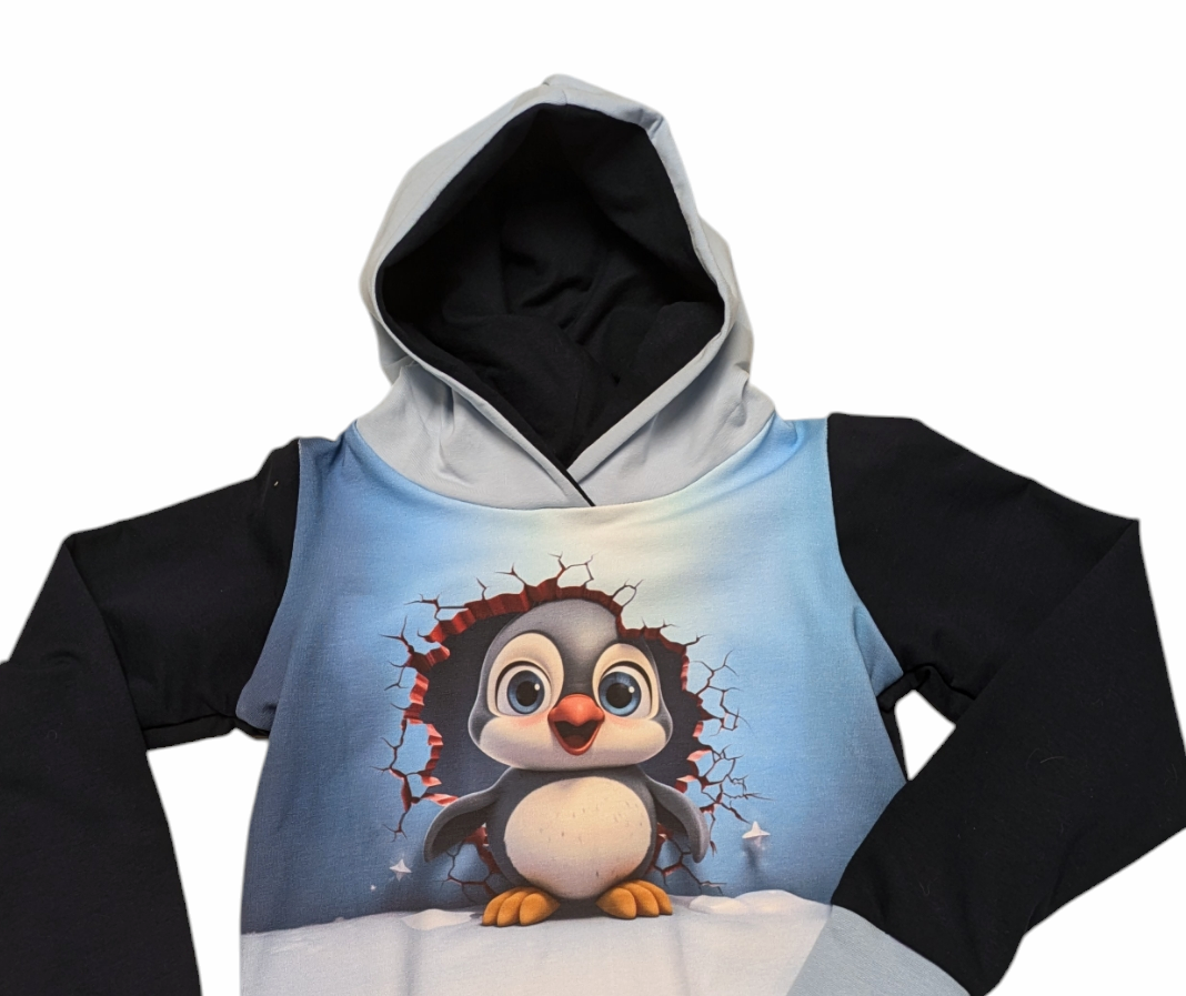 Kinderpullover /Sweater  mit Pinguin-Motiv in den Größen 110/116 bei 134