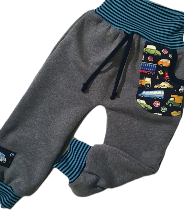 Kinderhose / Jogger "Stop and go 2 " in den Gr. 50/56 bis 140 aus Jersey