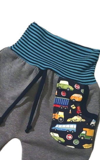 Kinderhose / Jogger "Stop and go 2 " in den Gr. 50/56 bis 140 aus Jersey