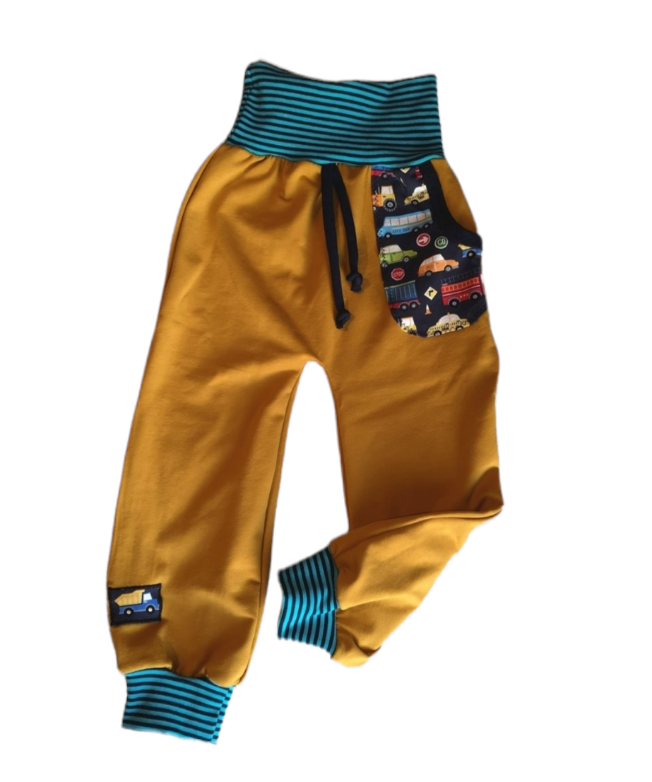 Kinderhose / Jogger "Stop and go 3 " in den Gr. 50/56 bis 140 aus Jersey