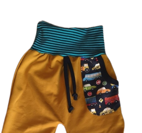 Kinderhose / Jogger "Stop and go 3 " in den Gr. 50/56 bis 140 aus Jersey