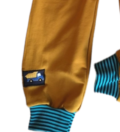 Kinderhose / Jogger "Stop and go 3 " in den Gr. 50/56 bis 140 aus Jersey