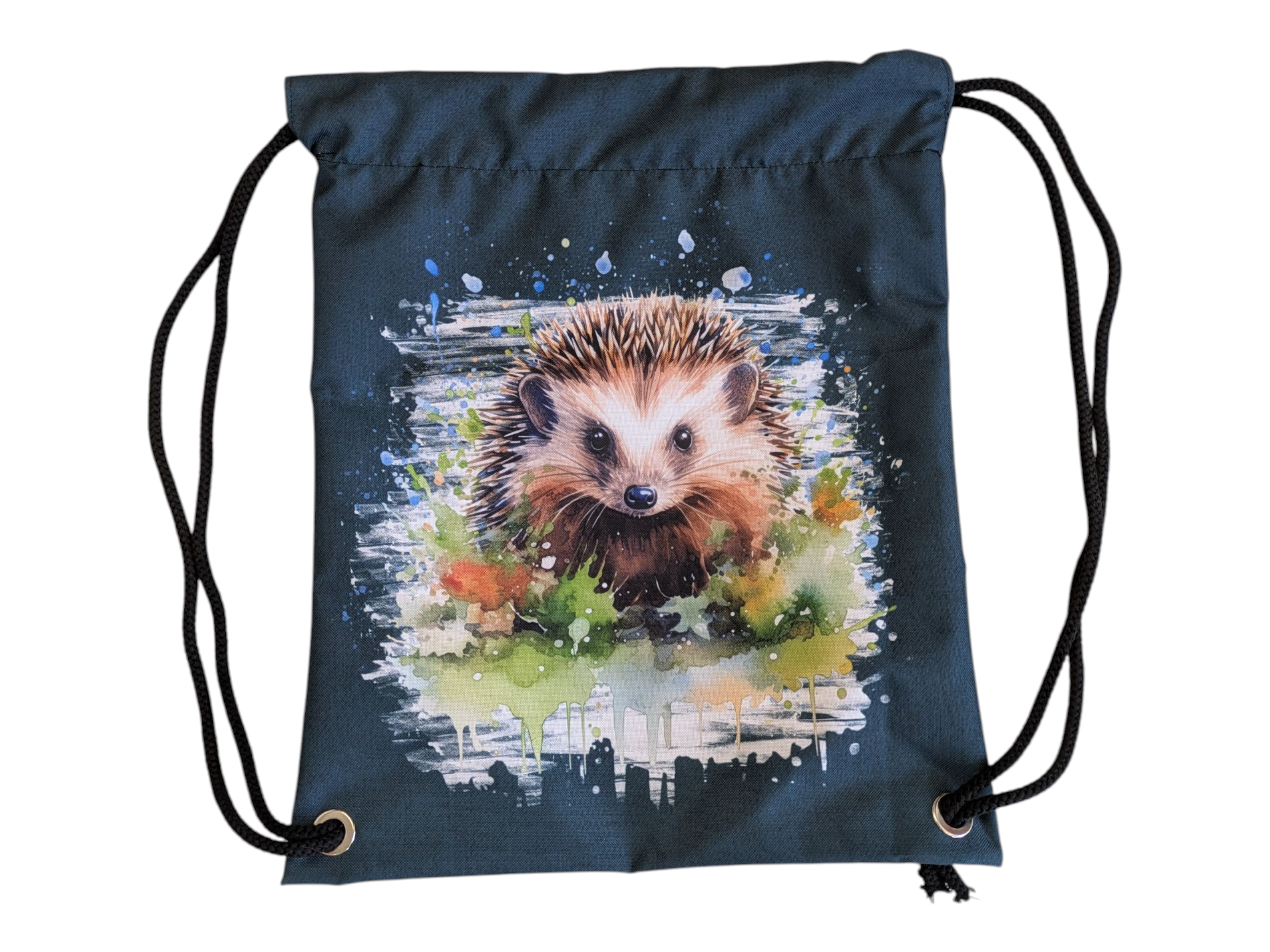 Rucksack/Turnbeutel mit Igel-Motiv