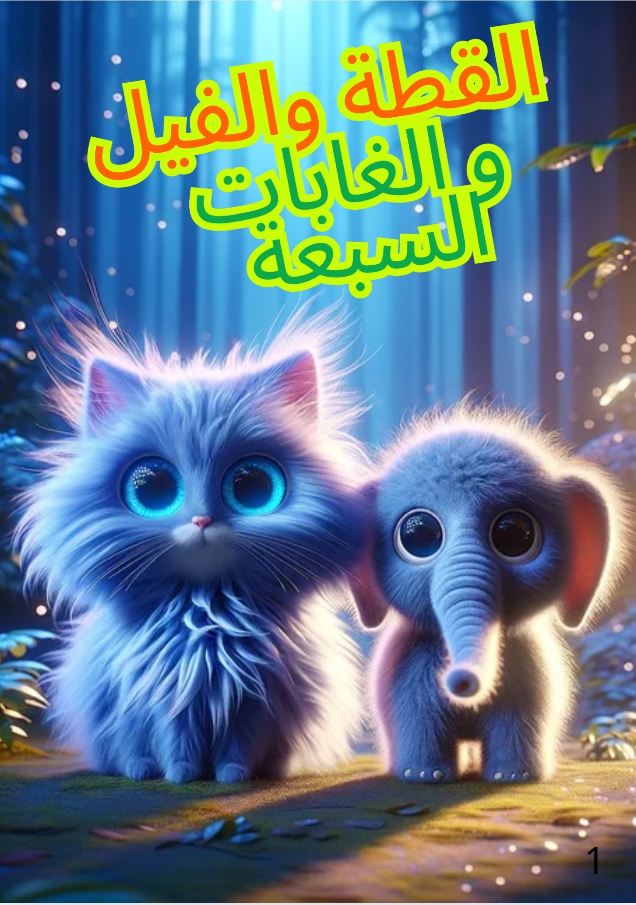 القطه والفيل والغابات السبعه
