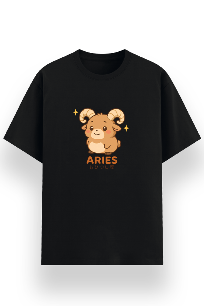 Aries Zodiac Cartoon T-Shirt