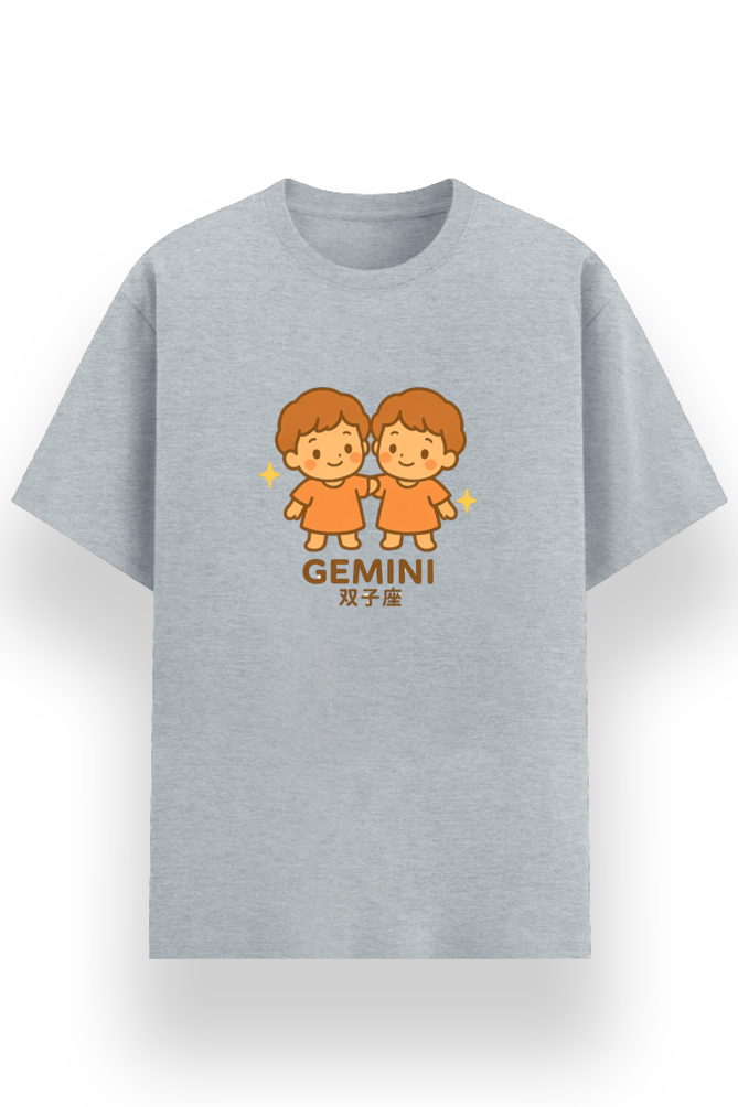 Gemini Zodiac Graphic T-Shirt