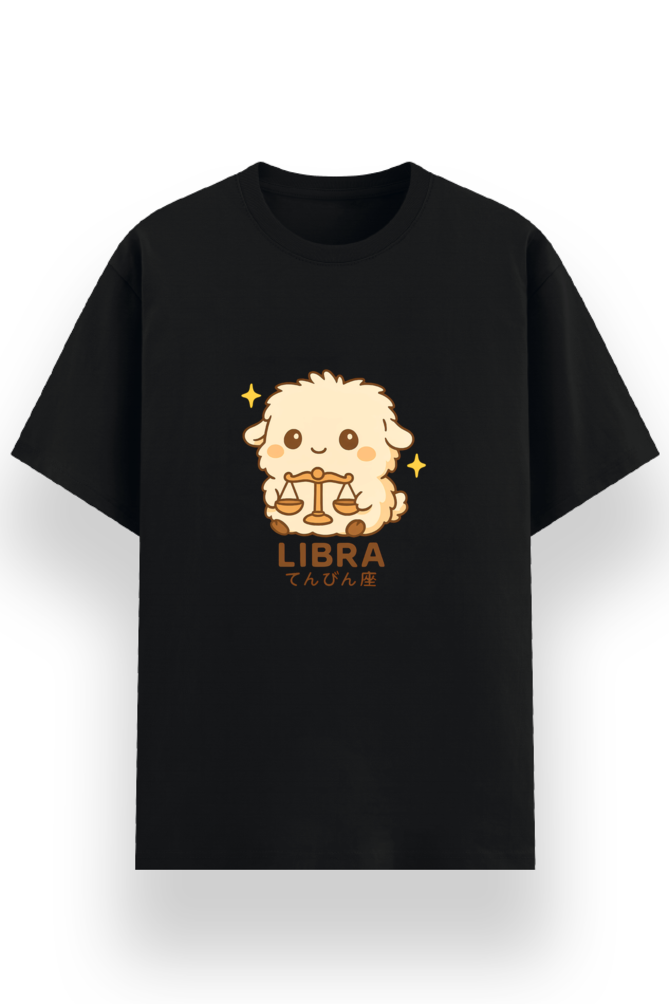 Libra Zodiac Cute Graphic T-Shirt