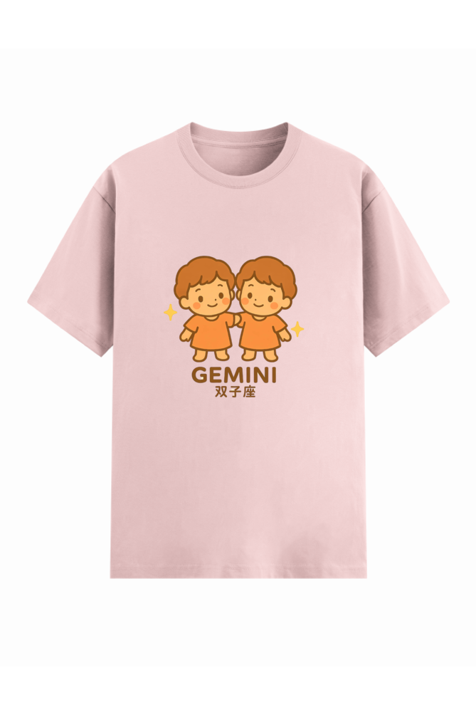 Gemini Zodiac Graphic T-Shirt