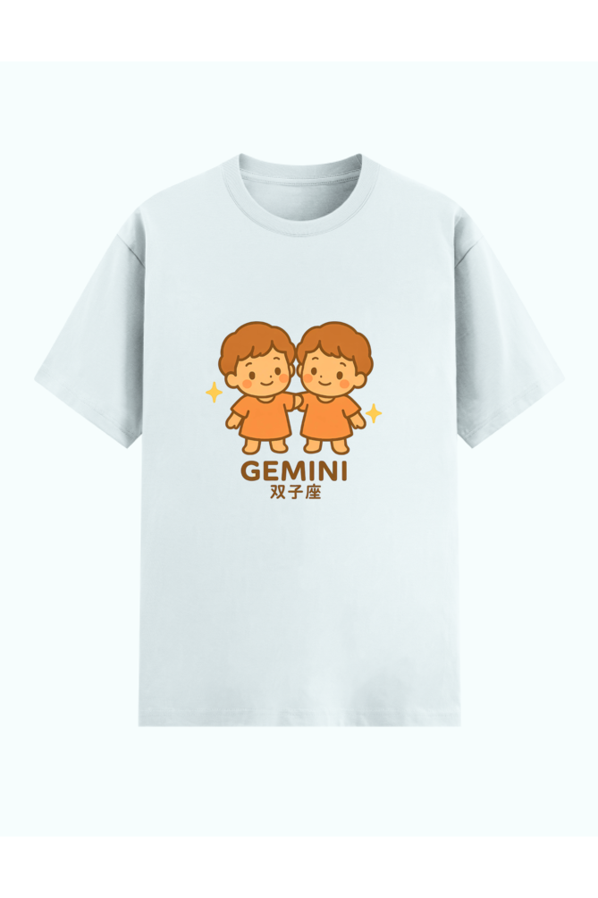 Gemini Zodiac Graphic T-Shirt