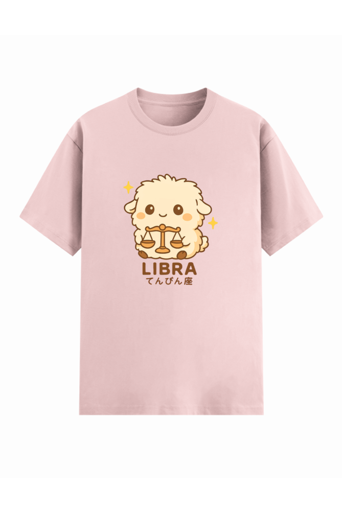 Libra Zodiac Cute Graphic T-Shirt