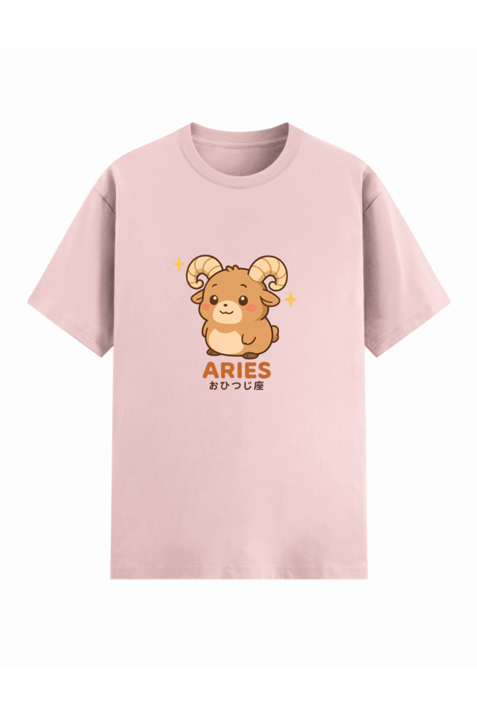 Aries Zodiac Cartoon T-Shirt