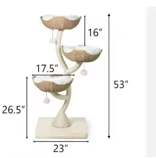 Multi-level Cat Tree with Baskets