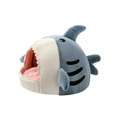 Shark-shaped Pet Bed