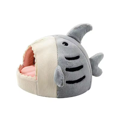 Shark-shaped Pet Bed